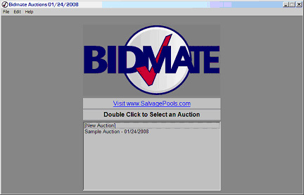 The Auction Screen